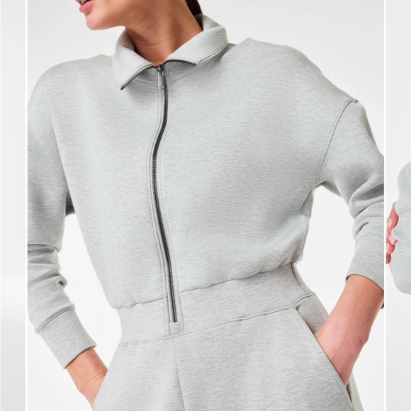 Women's Grey Jumpsuit - Picture 3 of 5